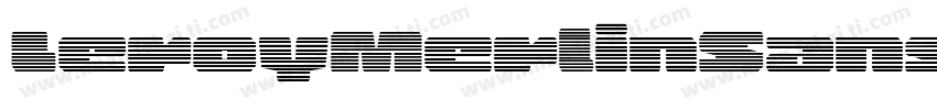 LeroyMerlinSansCondensed Bold字体转换